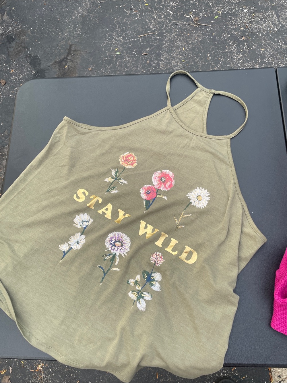No Boundaries open back sleeveless top